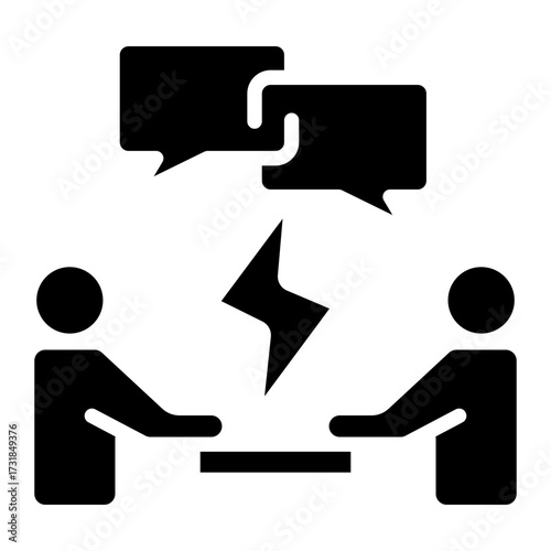 difference Solid icon