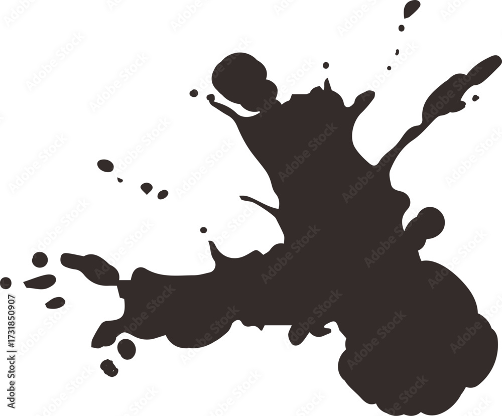 Obraz premium abstract Ink Splatter Texture Collection