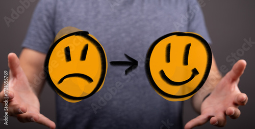 Concept showing emotional t...