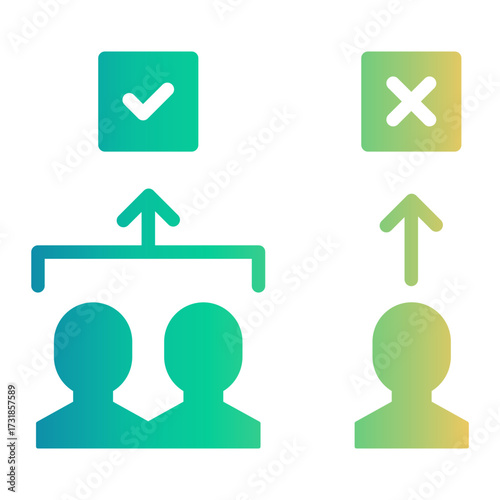 difference Gradient icon