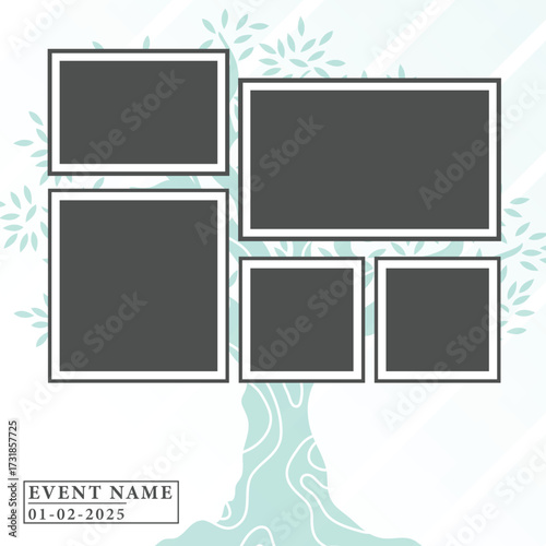 Memory Photo Album Collage.
Cherished Moments: Event Photo Template.
Picture Perfect Layouts.
Family Tree Photo Display.
Instant Photo Frame Collection.
Celebrate Your Special Day.