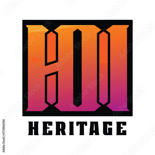 Heritage Logo with Letter H
