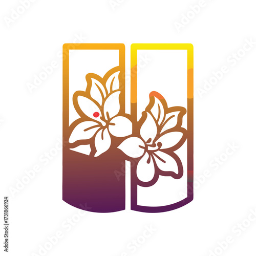 Jasmine Logo with Letter J