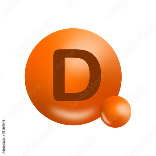 Vitamin D Glossy vecter
