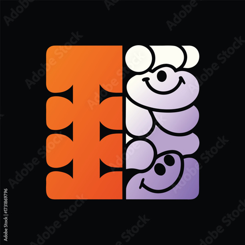Touch Logo with Letter T