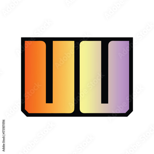 Understated Logo with Letter U