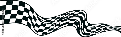 Black and white abstract zebra pattern vector illustration