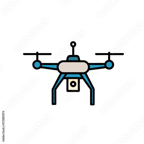 helicopter vector illustration