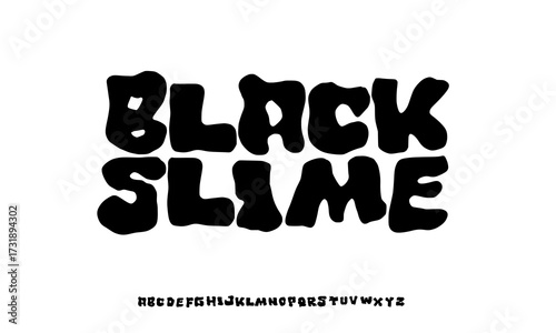 Elegant. Hand drawn. Cartoon alphabet font. Type letters,symbols. Stock vector typeface for your design.