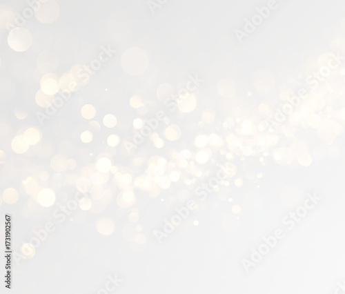 Glowing Christmas Lights Bokeh PNG