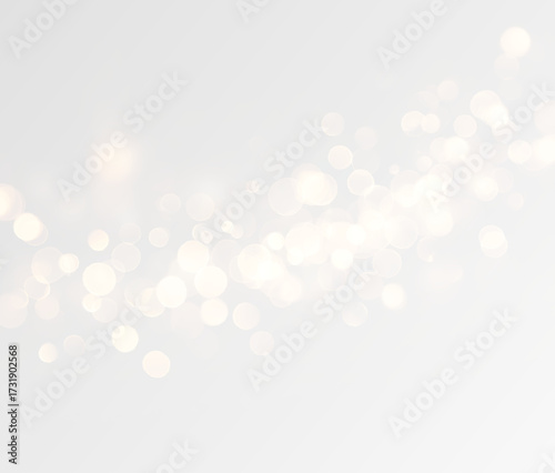 Glowing Christmas Lights Bokeh PNG