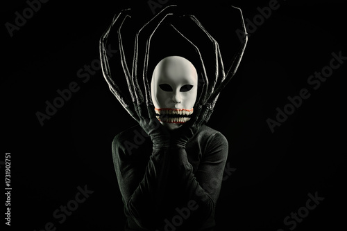Dark faceless terror