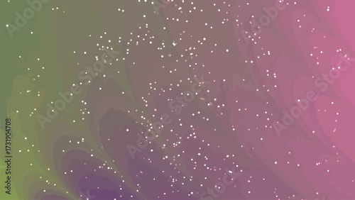 Abstract animated background with particles floating in a vibrant gradient of colors, Abstracts Twirls Particles, royalty stock.