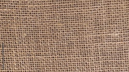 Burlap canvas coarse jute sackcloth background texture
