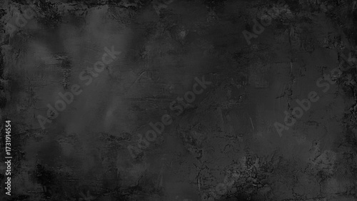 Dark grey textured concrete wall background. Close-up of black textured background. Beautiful Abstract Grunge Decorative. Black Dark Stucco Wall texture Background. Banner With Space For Text. Empty D