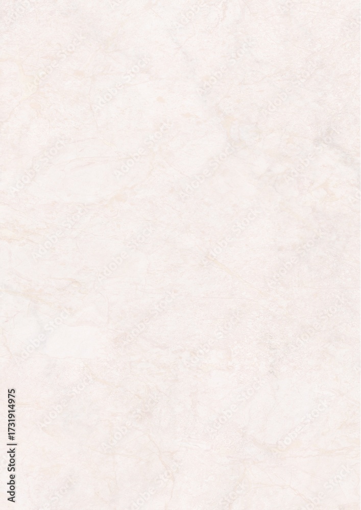 Fototapeta premium Close-up of a smooth, light-colored marble surface with subtle veining patterns