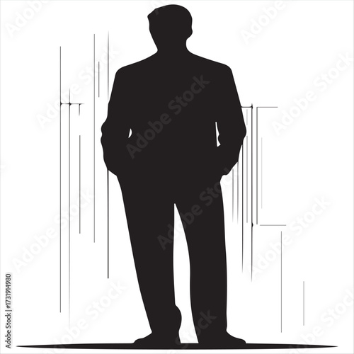 business man silhouette