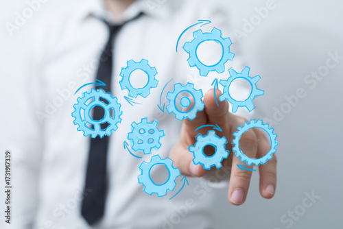 Image of a businessman inte...