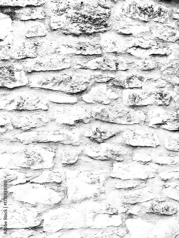 Obraz premium Heavy abstract grunge black and white distressed texture brick stone industrial overlay background