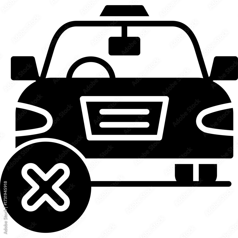 Obraz premium Cancelled Icon