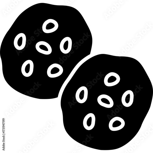 Red velvet cookie Icon