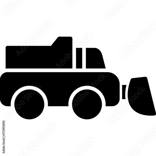 Snowplow Truck Icon