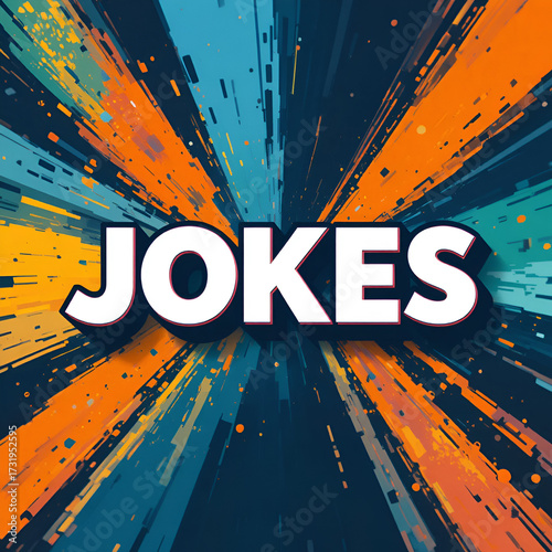 jokes editable text effect template with abstract background use for business logo and brand