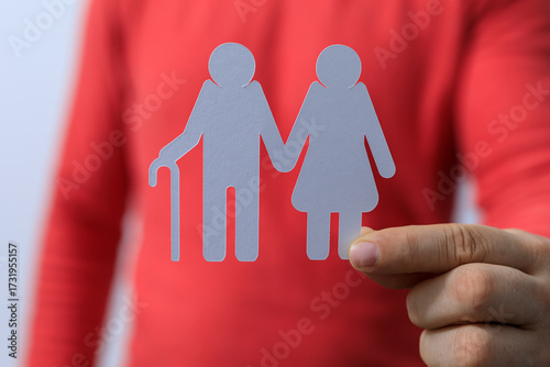 Concept image of elderly co...
