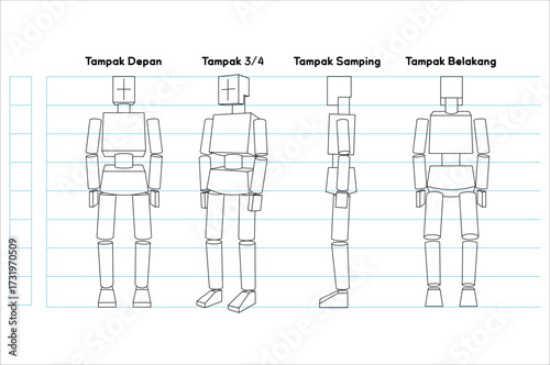 Figure Simplification Woman