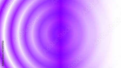 Abstract purple and white ripples expanding outward with a gradient effect
