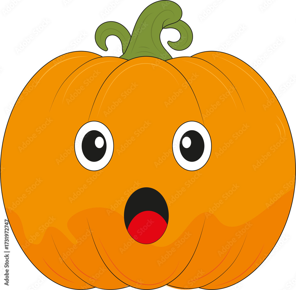 Fototapeta premium pumpkin emojis for Halloween