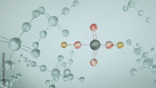 Photography H₂SO₄ or sulfuric acid or sulphuric acid molecule, oil of vitriol