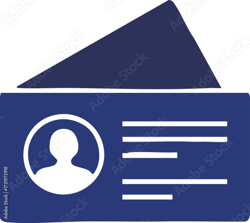 Minimalist Identity Card Graphic Representation for Secure Access Control Systems