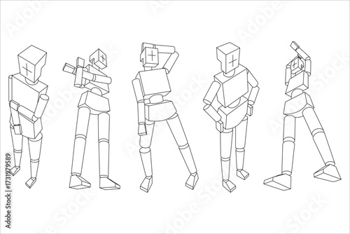 Figures in Perspective of a Woman without using a box