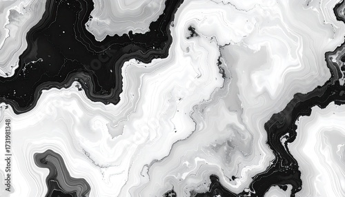 Abstract grayscale marble pattern