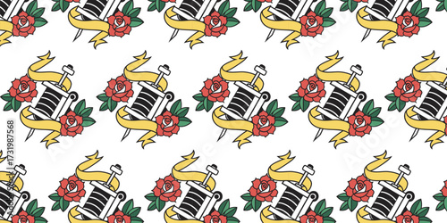 kat Abstract Ethnic art. Seamless pattem in tribal, folk embroidery, and Mexican style. Aztec geometric art omament print Design for carpet, coverwallpaper, wrapping, fabric, clothin