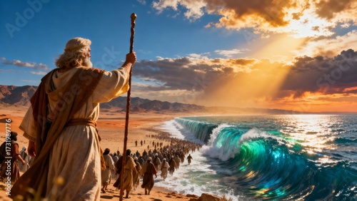 모세의홍해기적항공뷰