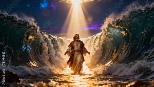 모세의홍해기적_신성한빛이내리는순간