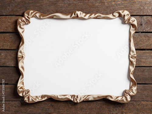 Blank signboard made of sil...