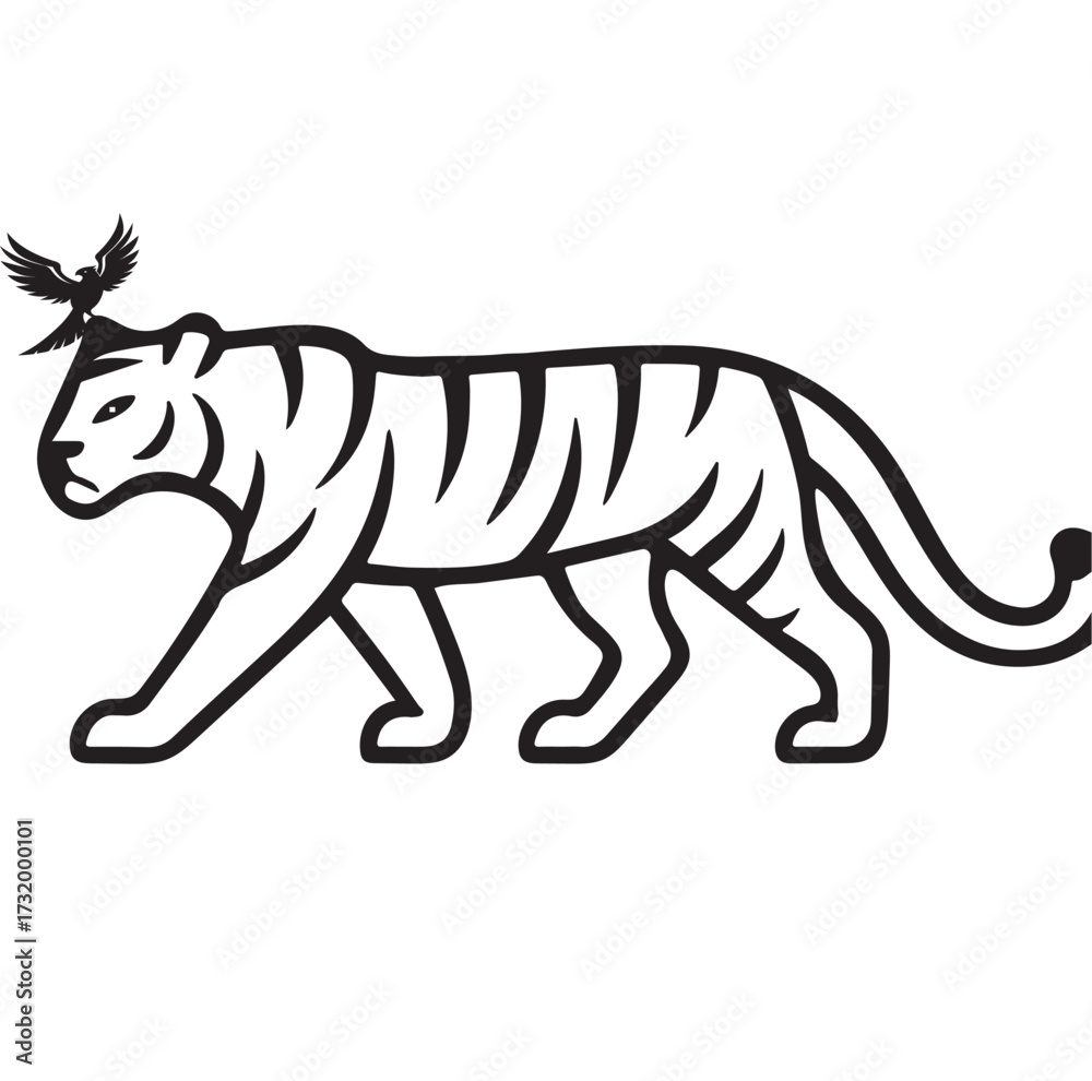 Obraz premium TIGER BIRD