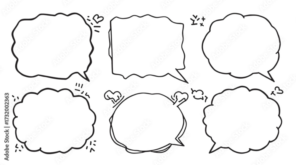 Obraz premium vector set of frames