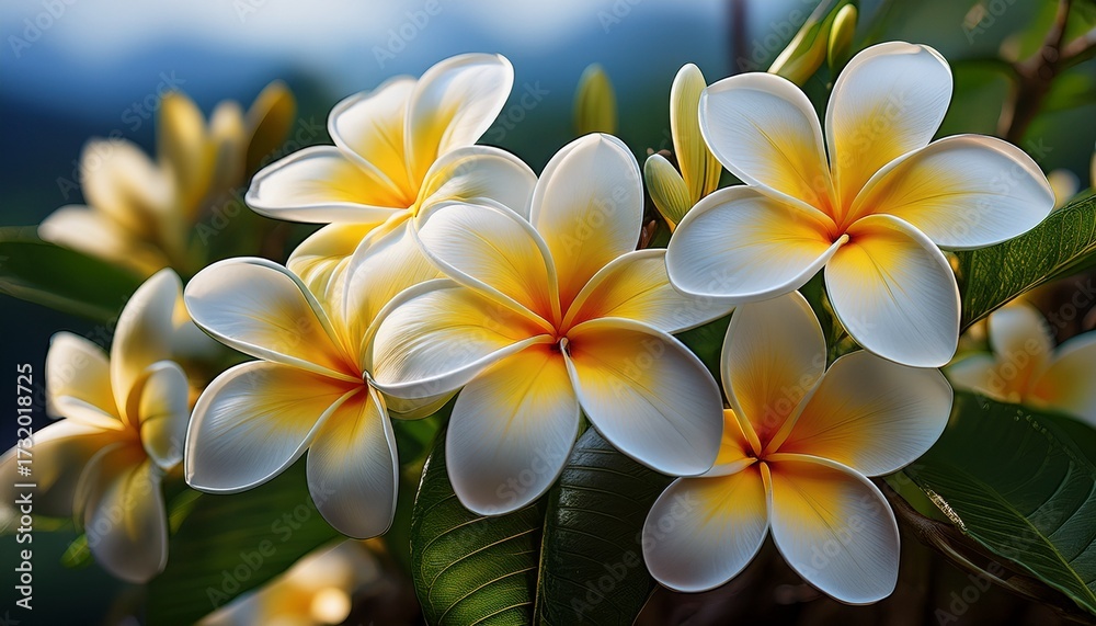 Fototapeta premium Plumeria Blossoms