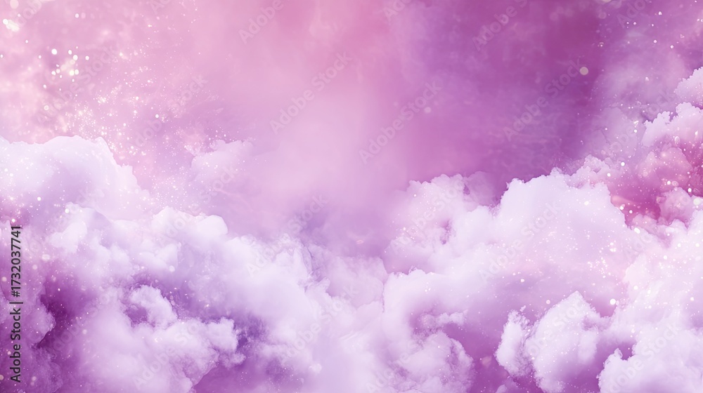 Fototapeta premium Abstract purple pink cloud background with gradient