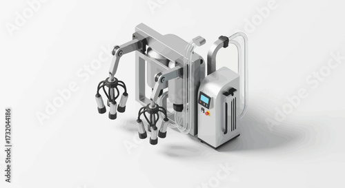 Futuristic Robotic Milking System for Modern Agricultural Practices