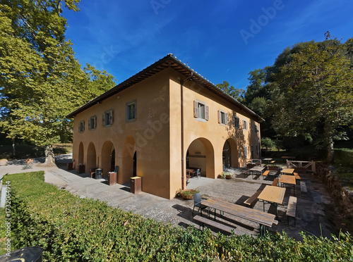 PRATOLINO, ITALY:  Historical lodging house of the Villa Demidoff