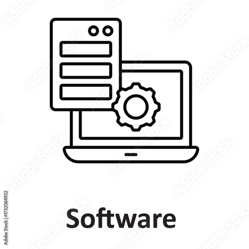 Software Setup Vector Icon which can easily modify or edit