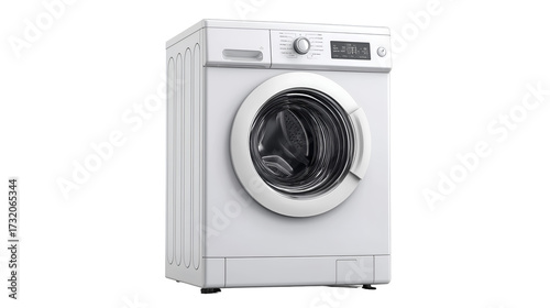 Washing machine isolated on transparent background