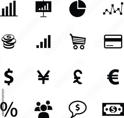 business icons set