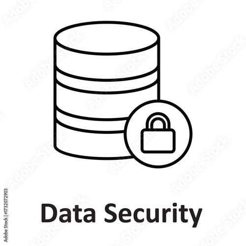  Data security Vector Icon which can easily modify or edit