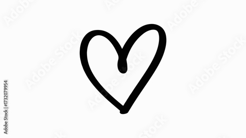 Express your love and care with this beautifully hand drawn heart, perfect for romantic designs, celebrations, and heartfelt messages.